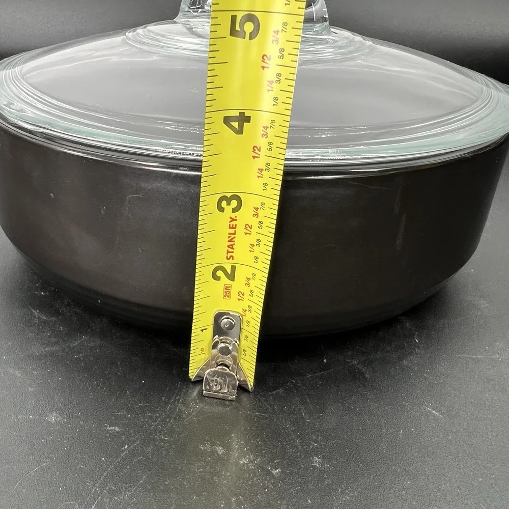 Pampered Chef Rock Crock‎ 2.5qt Everyday Pan With Glass Lid